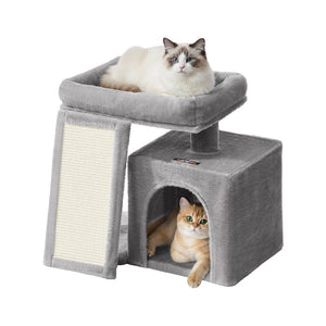 Cat Tree Condo with Ramp, 20.1 x 15.4 x 18.3 Inches, Dove Gray - image 19