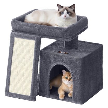 Cat Tree Condo with Ramp, 20.1 x 15.4 x 18.3 Inches, Dove Gray - image 20