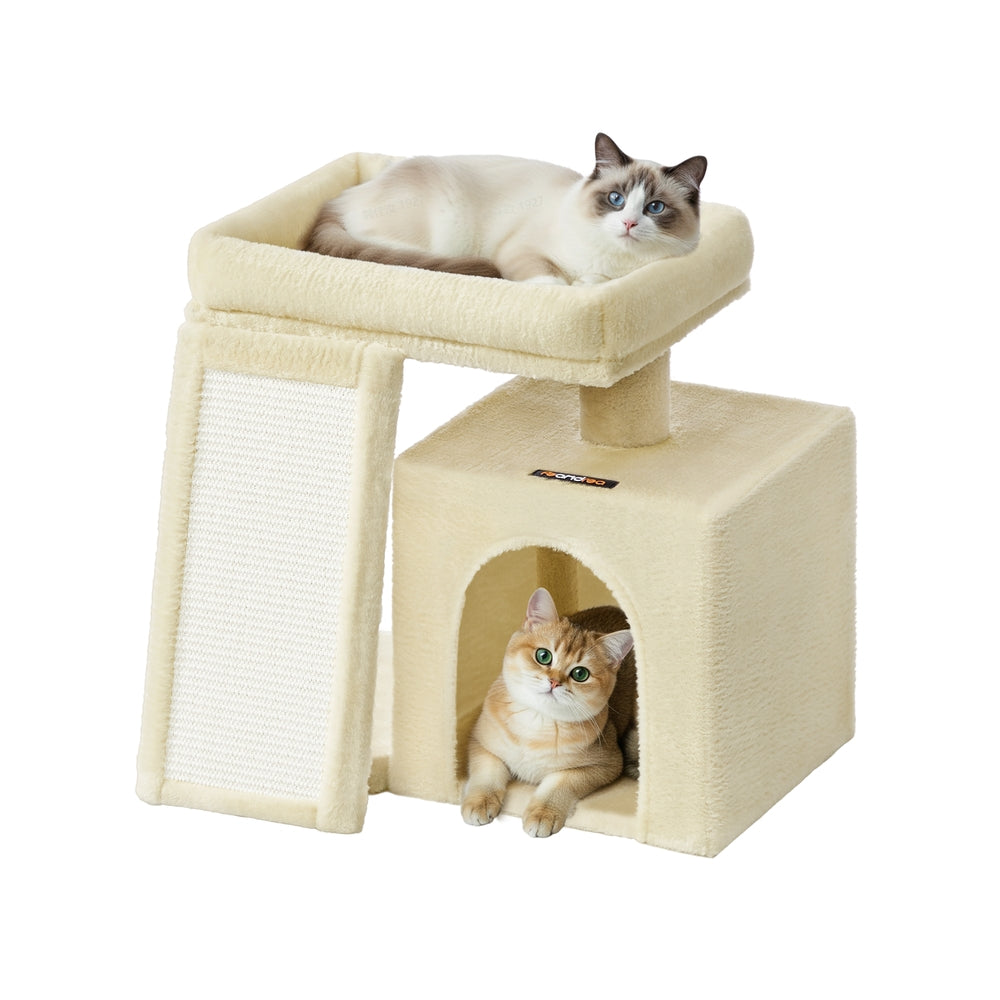Cat Tree Condo with Ramp, 20.1 x 15.4 x 18.3 Inches, Dove Gray - image 21
