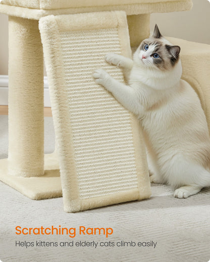 Cat Tree Condo with Ramp, 20.1 x 15.4 x 18.3 Inches, Dove Gray - image 17