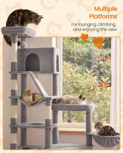 74.1-Inch Cat Tree Tower for Indoor Extra Large Cats - image 2