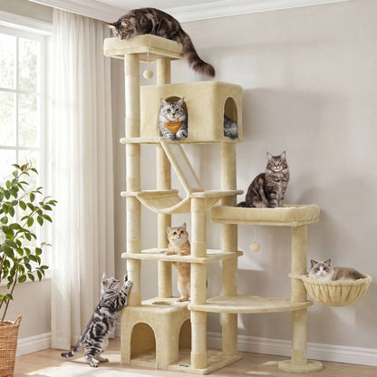 74.1-Inch Cat Tree Tower for Indoor Extra Large Cats - image 4