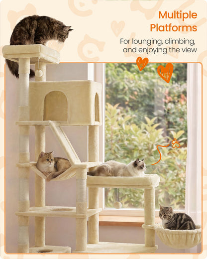 74.1-Inch Cat Tree Tower for Indoor Extra Large Cats - image 6