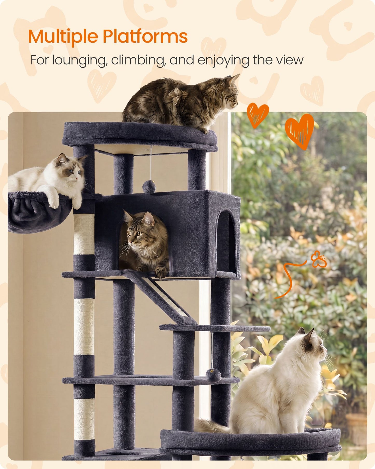 Multi-Level Cat Tree for Large Cats - image 5