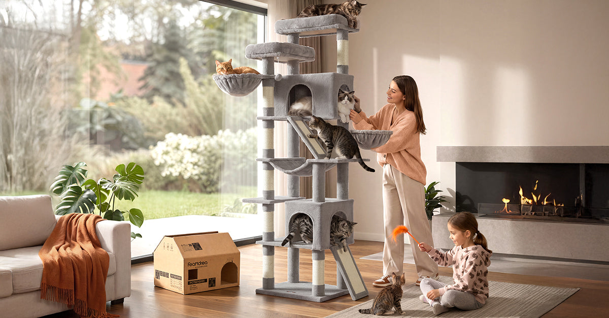 Cat Tree with Sisal Scratching Posts - image 1