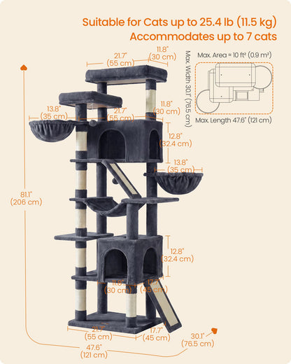 Cat Tree with Sisal Scratching Posts - image 3
