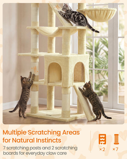 Cat Tree with Sisal Scratching Posts - image 8