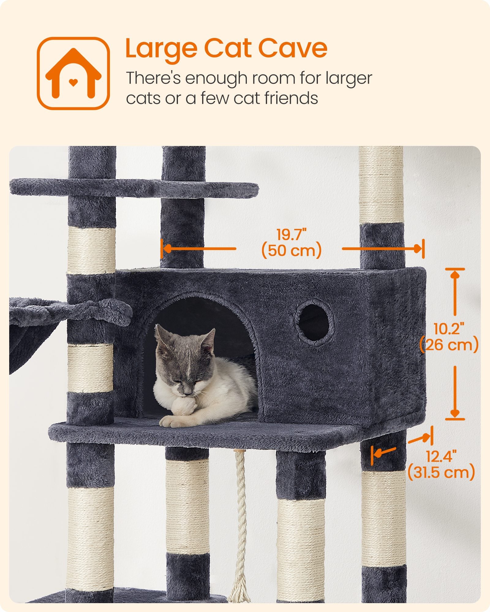 Cat Tree Smoky Gray - image 6
