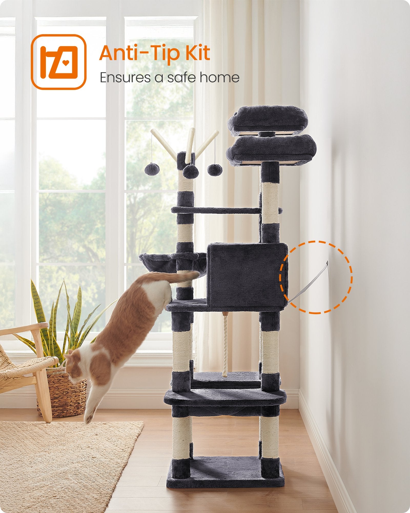 Cat Tree Smoky Gray - image 8