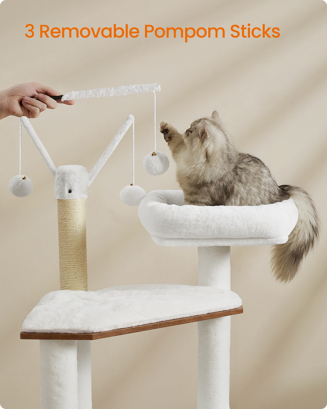 Cat Tree with Litter Box Enclosure - image 19