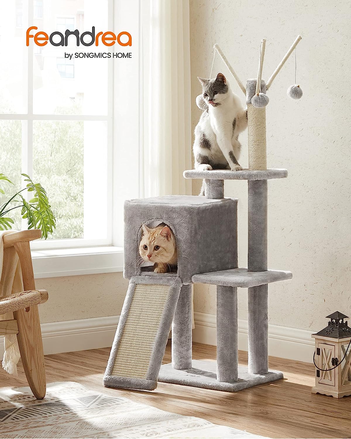 Cat Tree with Scratching Post - image 2