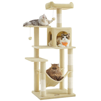 56.3-Inch Cat Tree for Indoor Cats - image 31