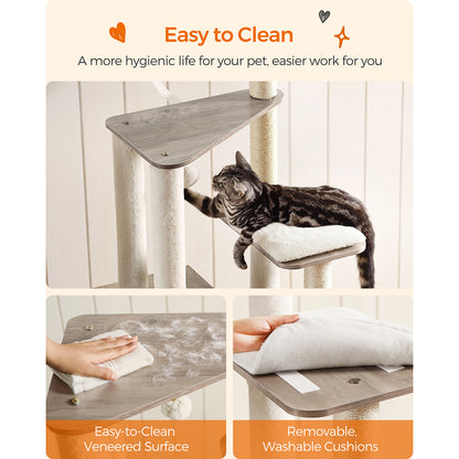 65-Inch Modern Cat Tower - view 4