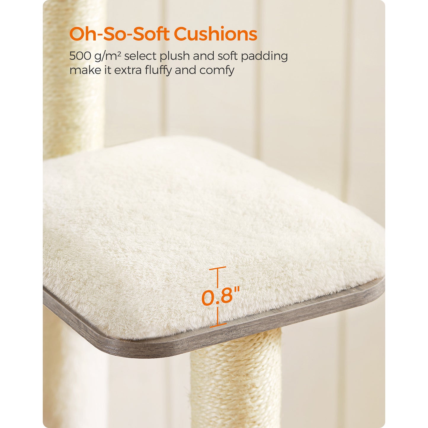 65-Inch Modern Cat Tower - view 6