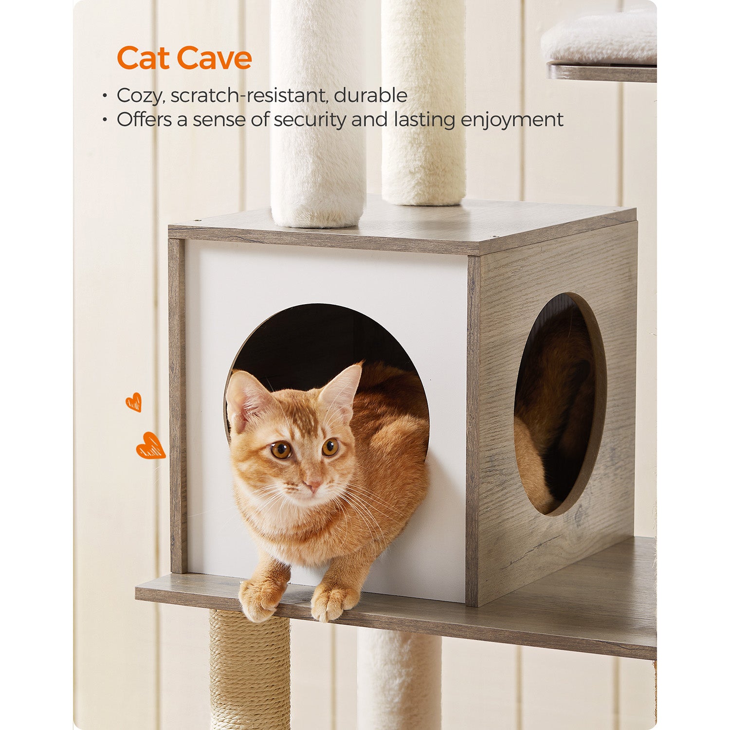 65-Inch Modern Cat Tower - view 7