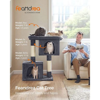 39.8-Inch Cat Tower for Extra Large Cats up to 44 lb - HWLEXTRA 