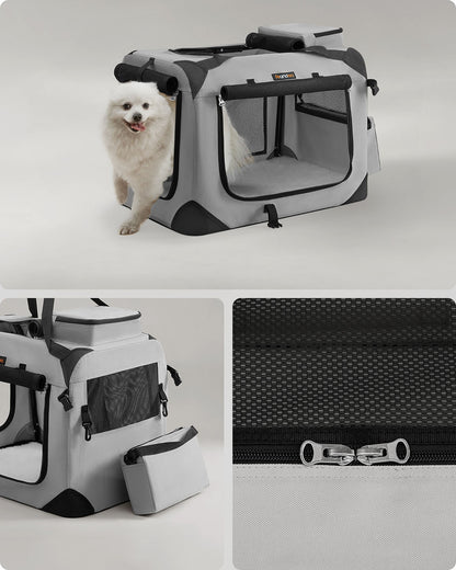 Pet Carrier 81 x 58 x 58 cm Grey - image 15