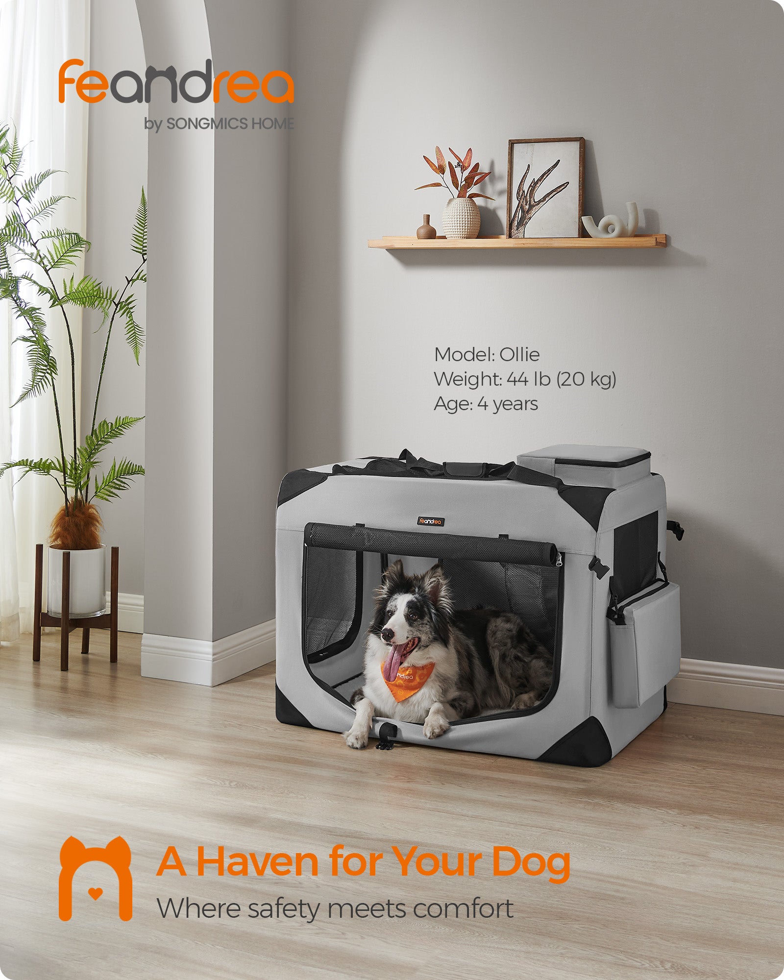36 Inches Collapsible Soft Dog Crate
