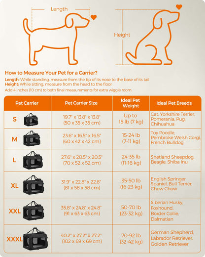 28 Inches Collapsible Soft Dog Crate