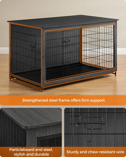 Modern Kennel for Dogs Indoor up to 105 lb