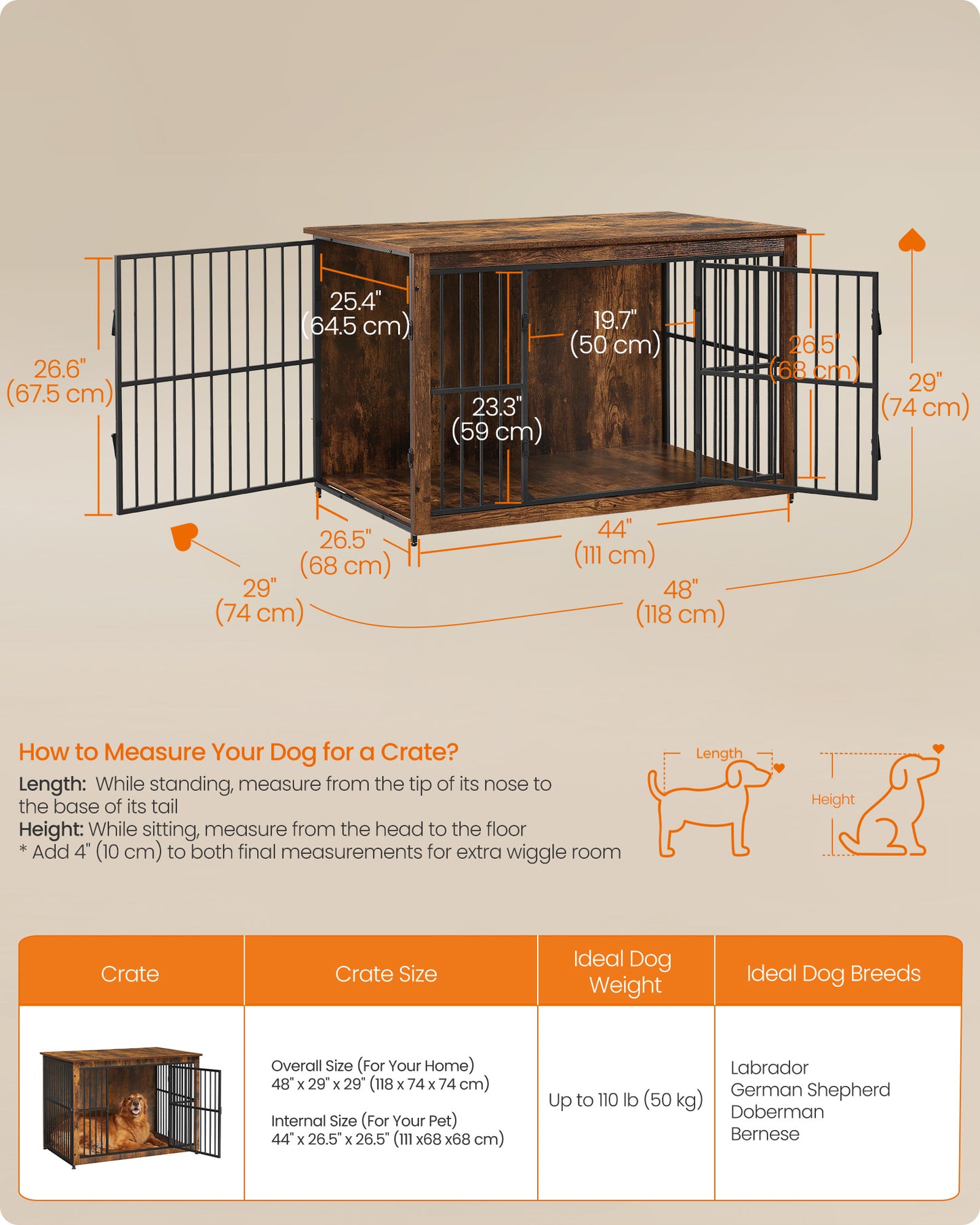 Wooden Dog Crate Furniture - image 7