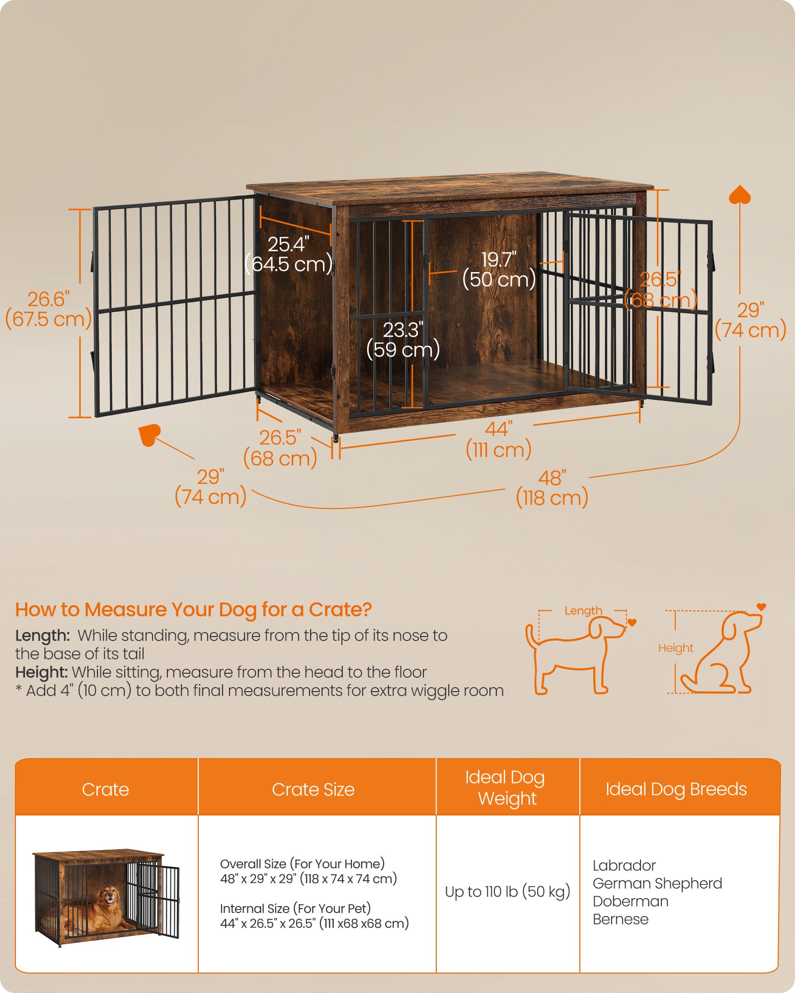 Wooden Dog Crate Furniture - image 7