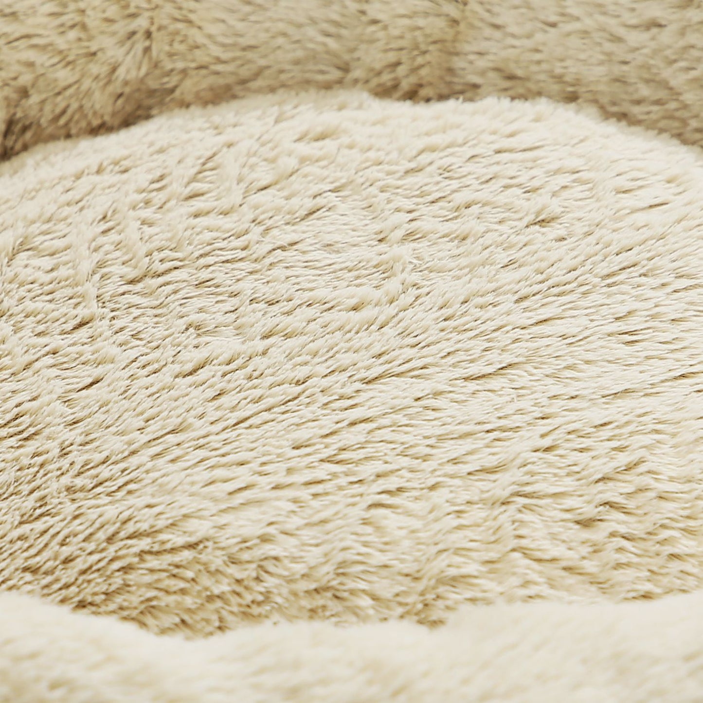 Grey Washable Round Dog Bed with Removable Cushion - image 6