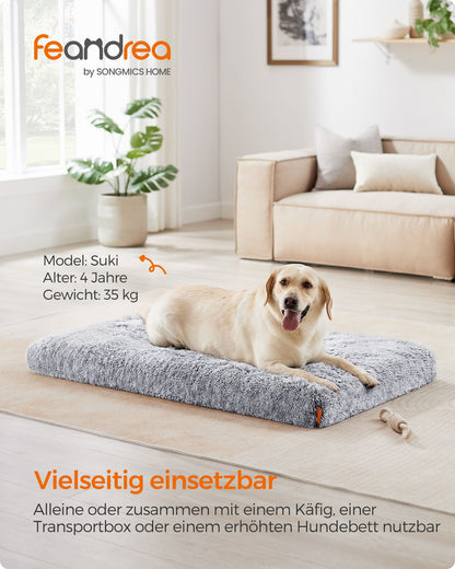 122 x 74 x 10 cm Dog Bed Grey Ombré
