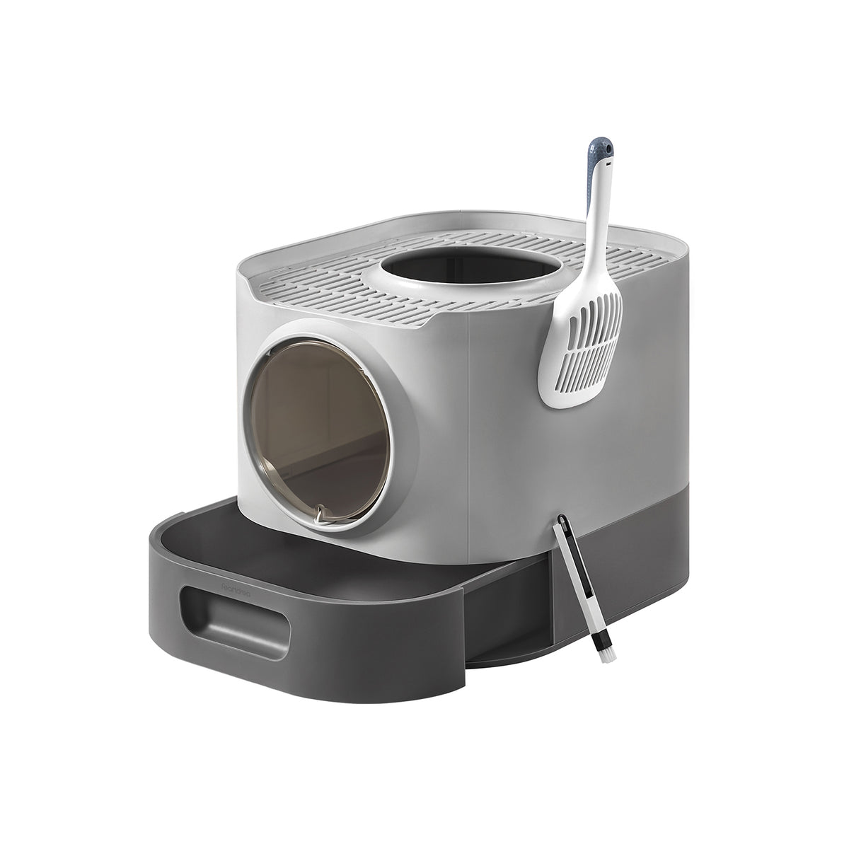 XL Enclosed Cat Litter Box with Slide-Out Tray