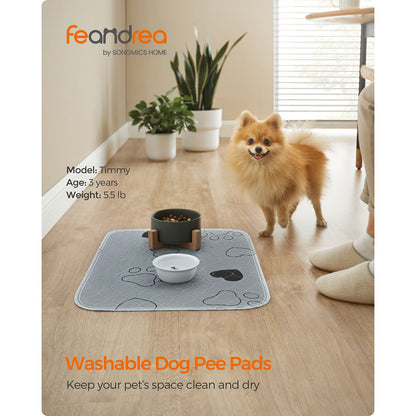 2 Pack Washable Pee Pads for Dogs, Up to 13 lb