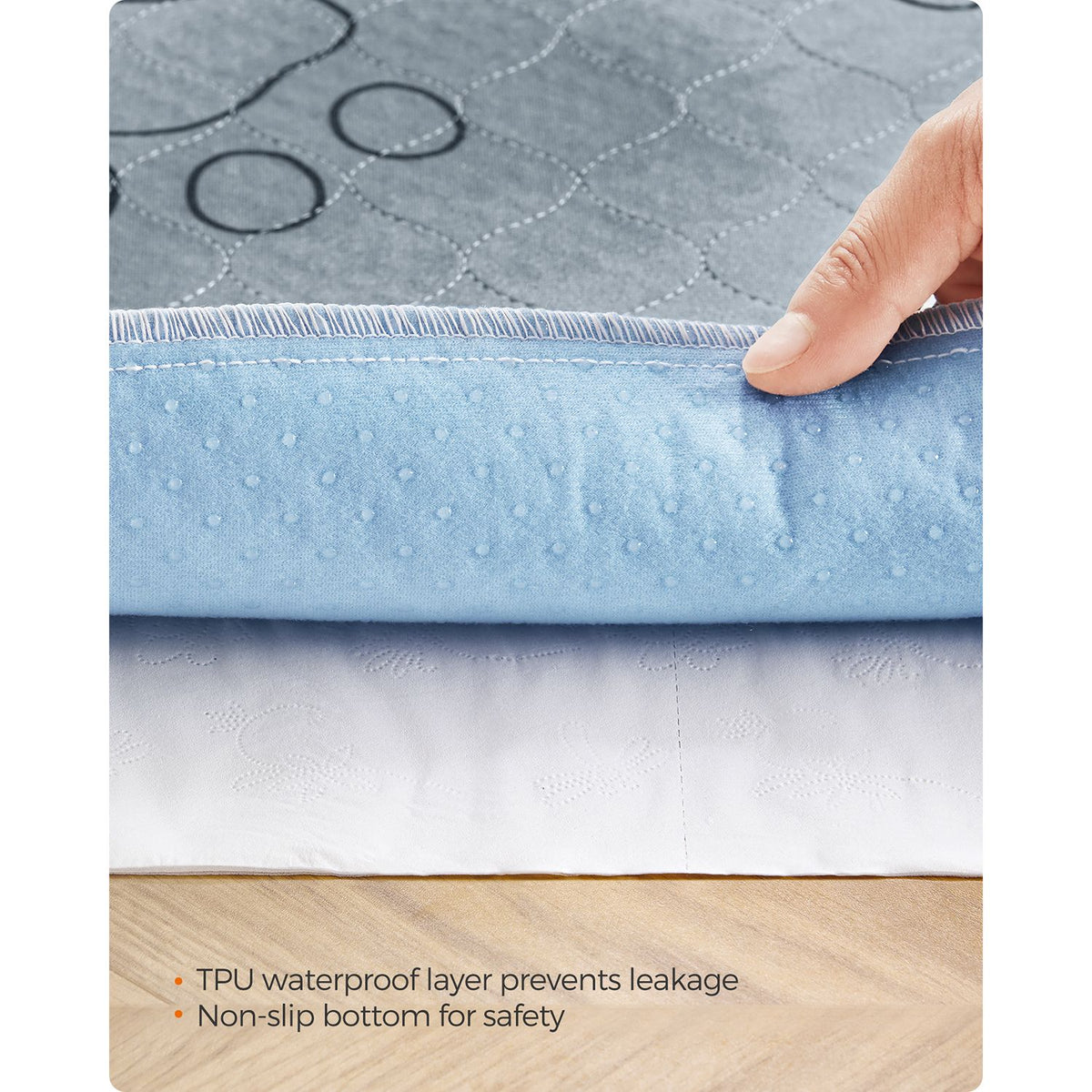 2 Pack Washable Pee Pads for Dogs, Up to 13 lb