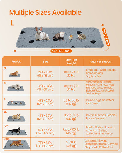 Washable Dog Pee Pads, 2 Pack