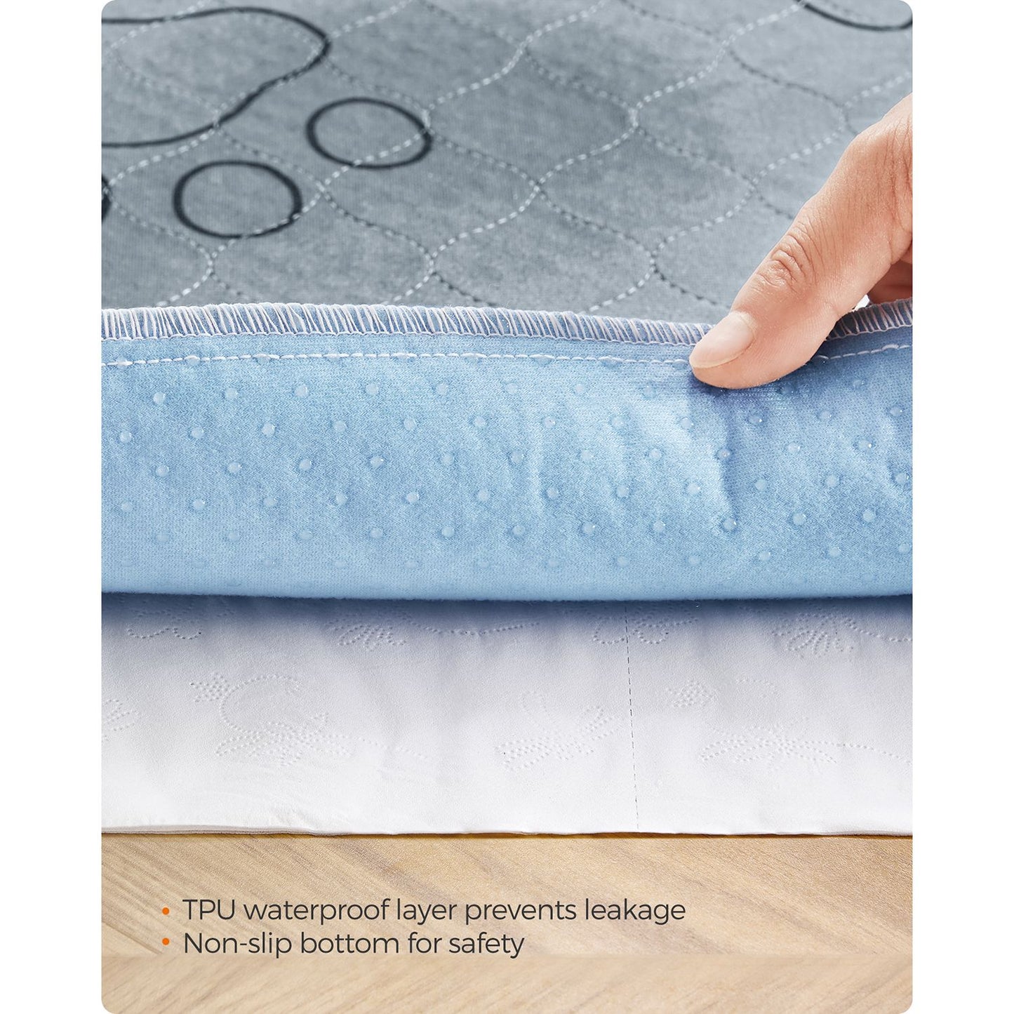 Set of 2 Washable Puppy Pads — 72 × 72 Inches