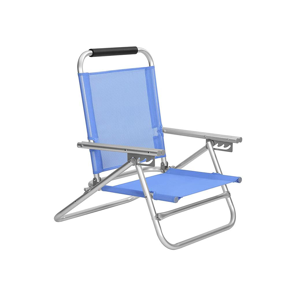 Portable Beach Chair with Reclining Backrest - image 2