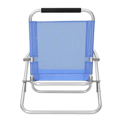 Portable Beach Chair with Reclining Backrest - image 5