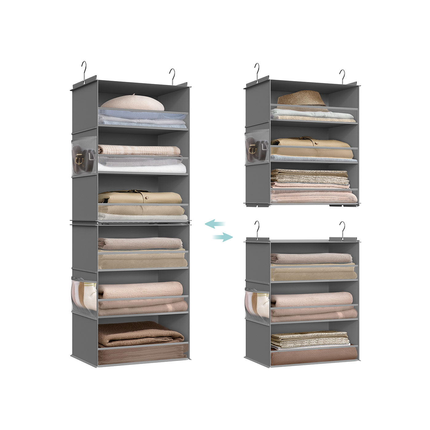 6-Tier Fabric Storage Shelf