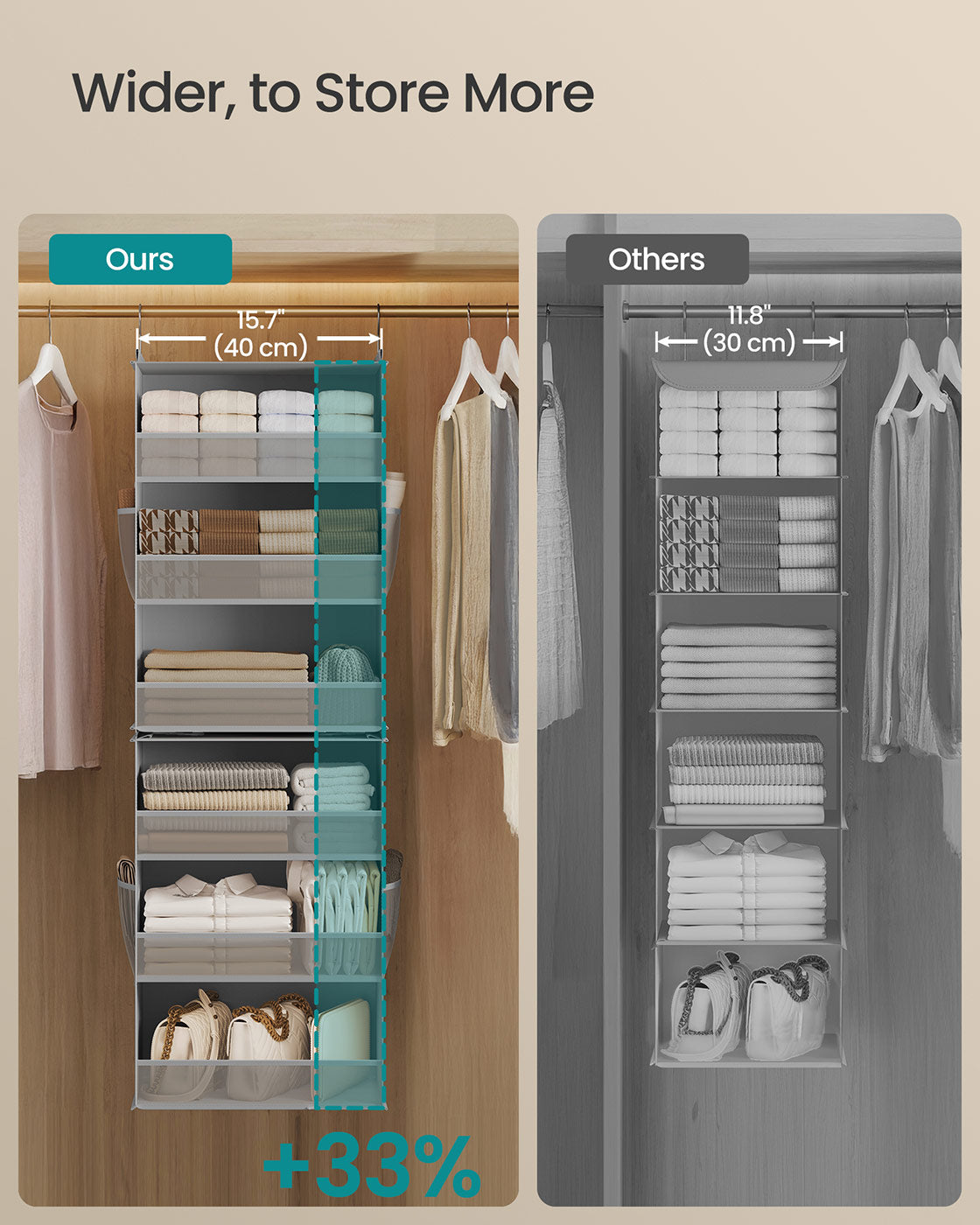 6-Tier Fabric Storage Shelf - HWLEXTRA 