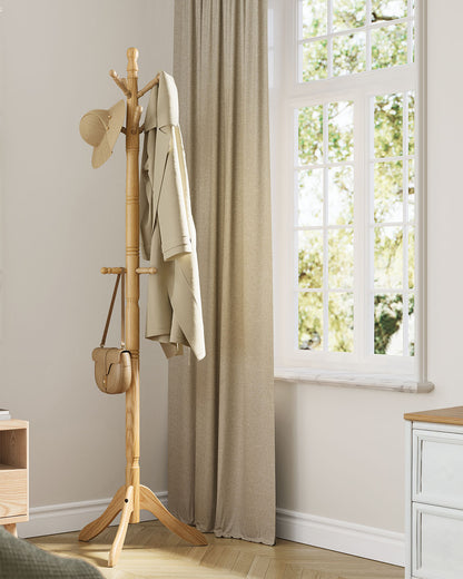 Solid Wood Coat Rack and Stand