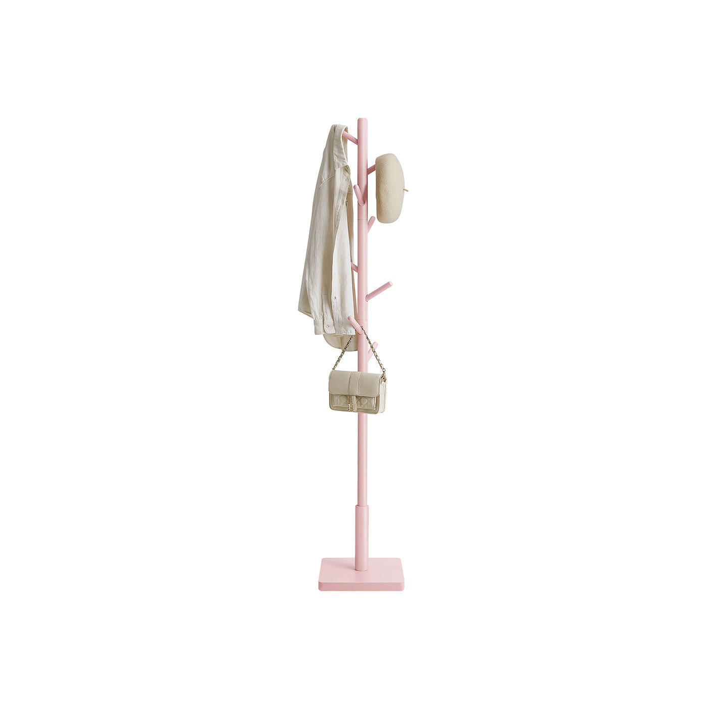 White Coat Stand with 8 Hooks - image 26