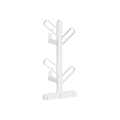 Wall-Mounted Coat Rack with 7 Hooks, Ball Tips