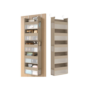 Hanging Door Organizer with 5 Large Pockets