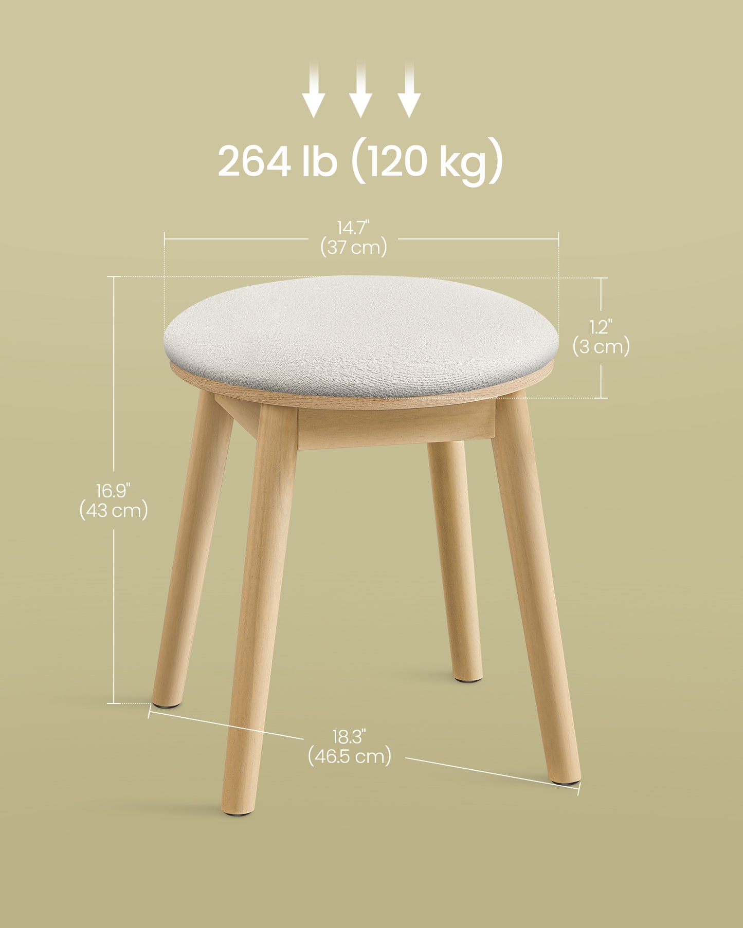 BOHOVEN Collection - Vanity Stool - image 5