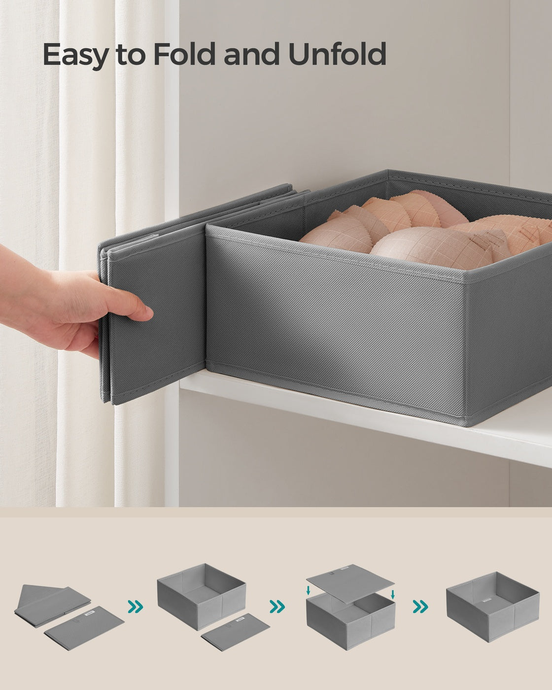 Drawer Divider Organizers, Set of 18, Gray - image 7
