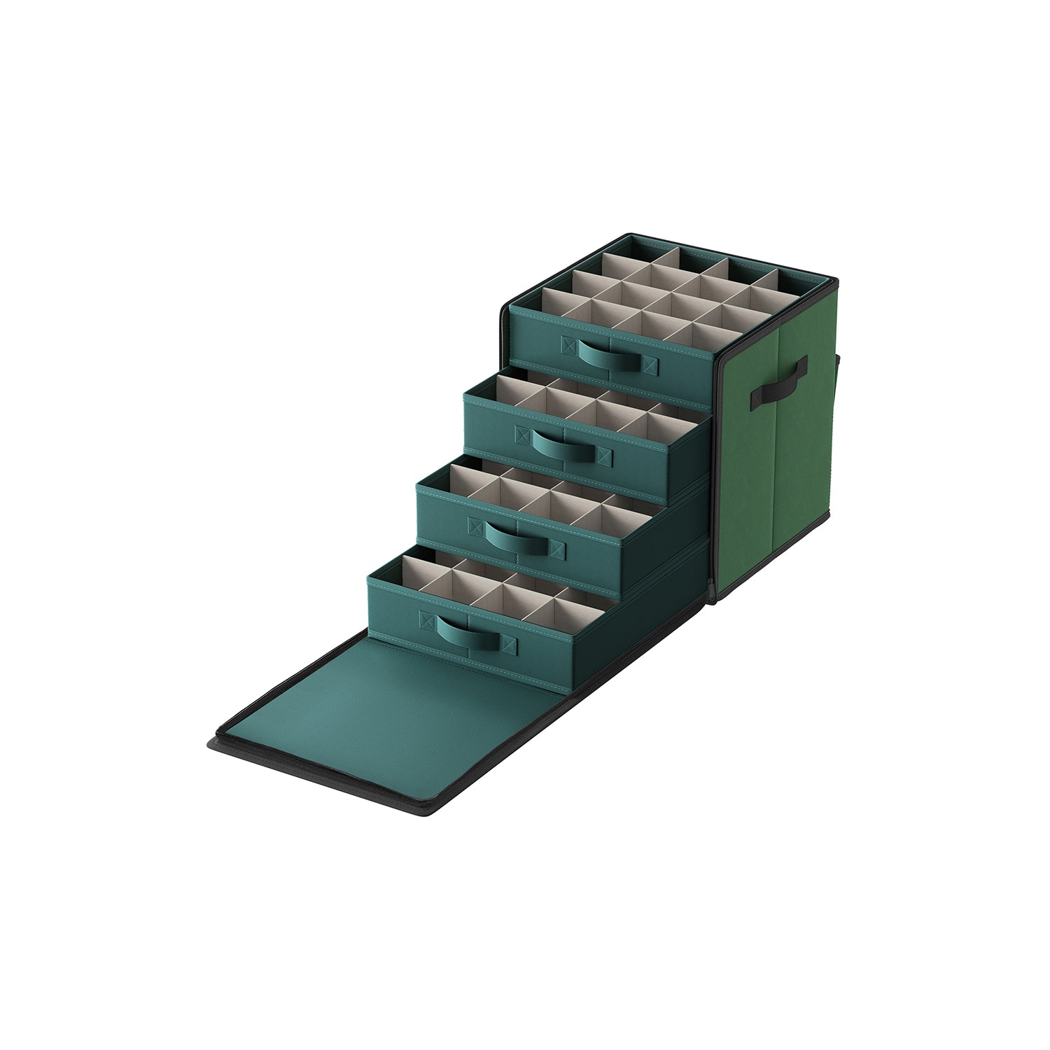 Christmas Ornament Storage Box with 64 Slots