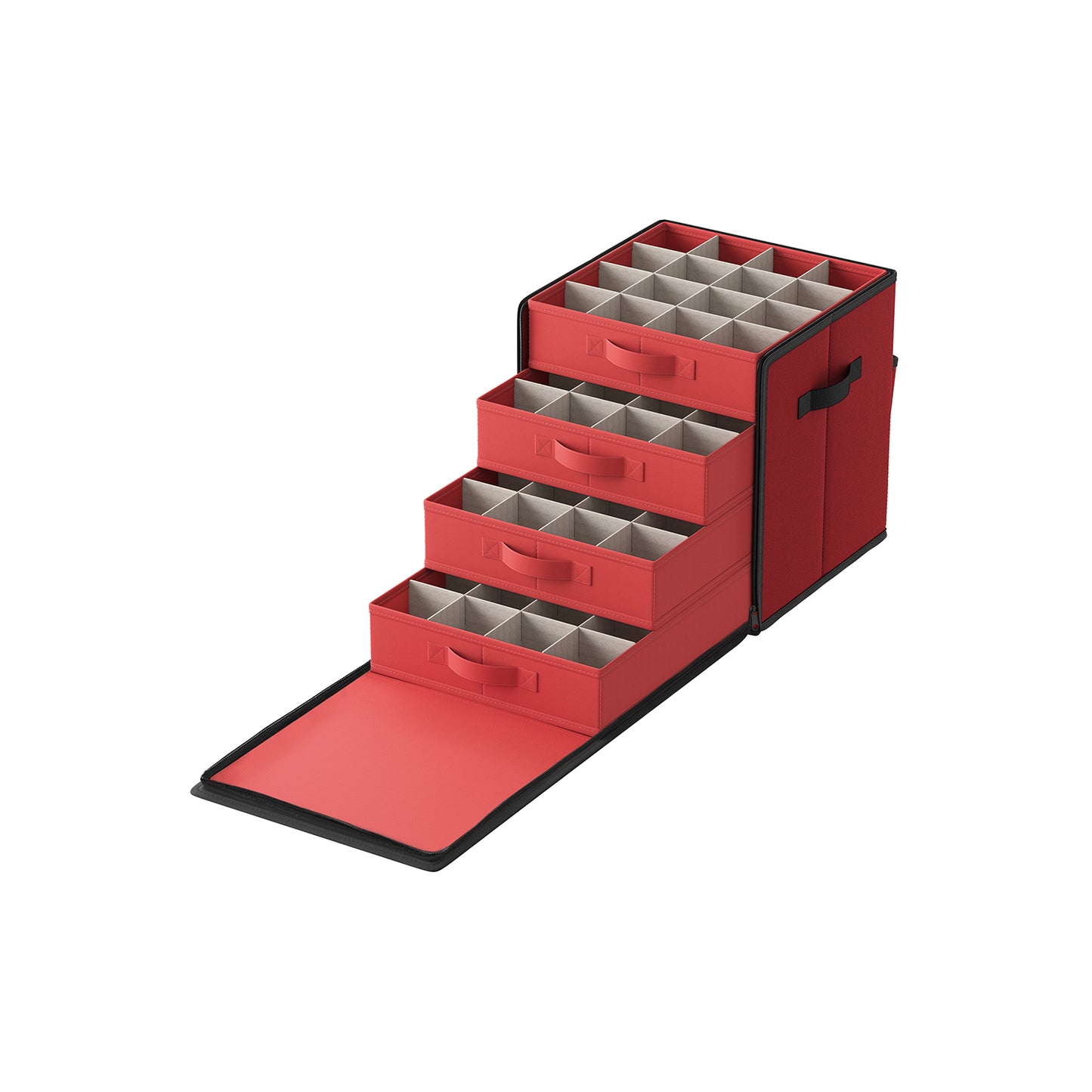 Christmas Ornament Storage Box with 64 Slots