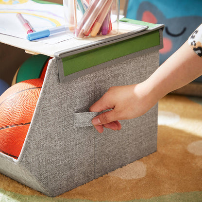 Set of 3 Stackable Toy Organiser Boxes with Lid - image 5