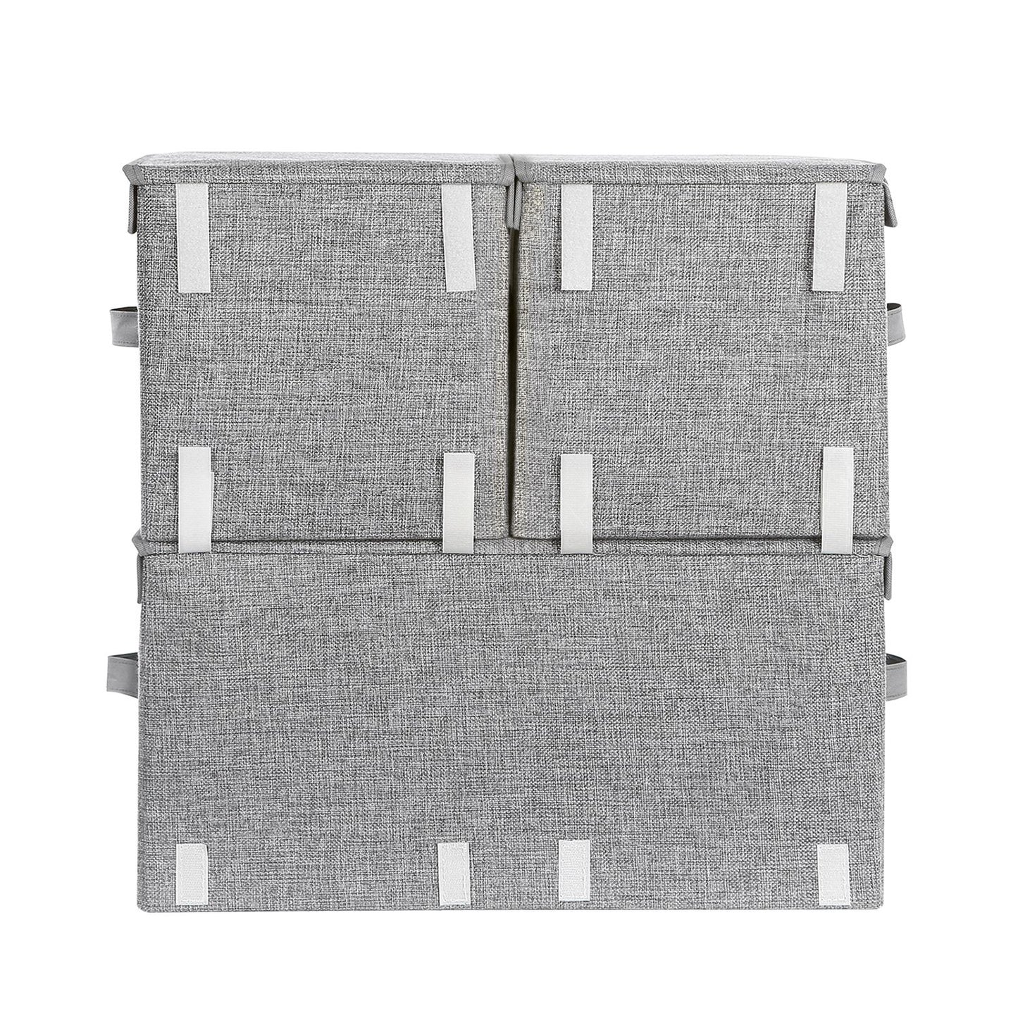 Set of 3 Stackable Storage Boxes with Lid - image 8