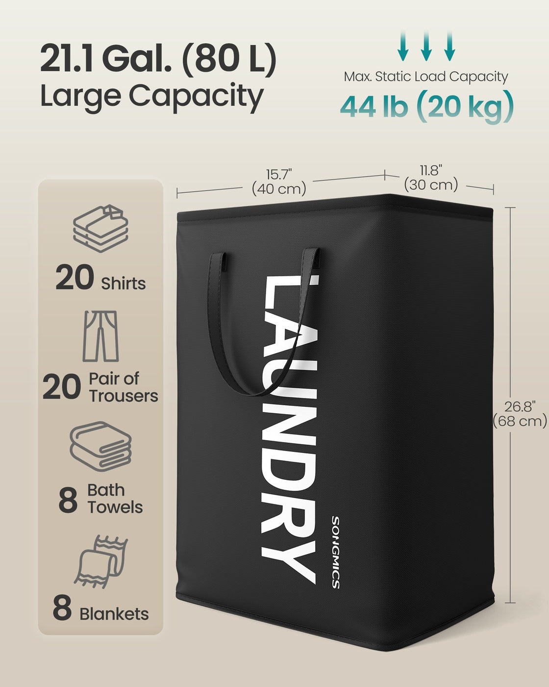 Foldable Laundry Hamper - image 2
