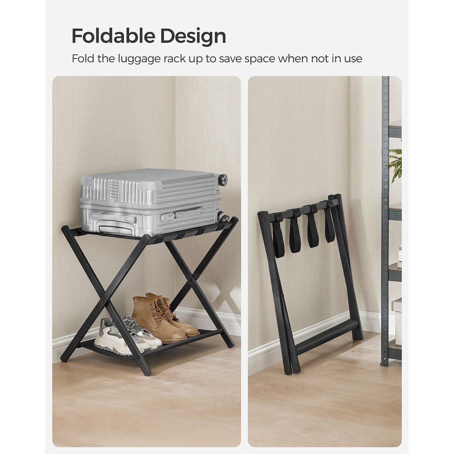 Luggage Racks for Guest Room, Set of 2 - HWLEXTRA 