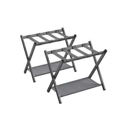 Luggage Racks for Guest Room, Set of 2 - Slate Gray / 2